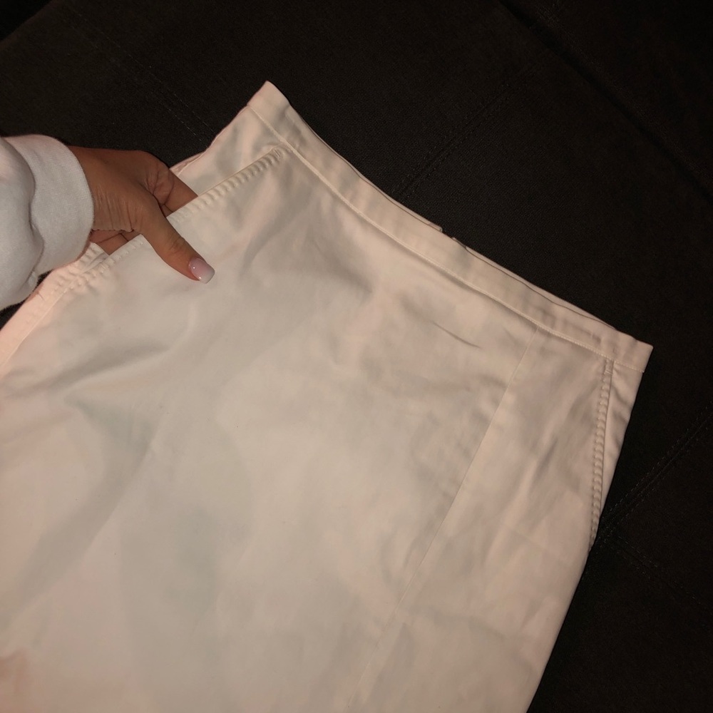MAXMARA WHITE PENCIL SKIRT